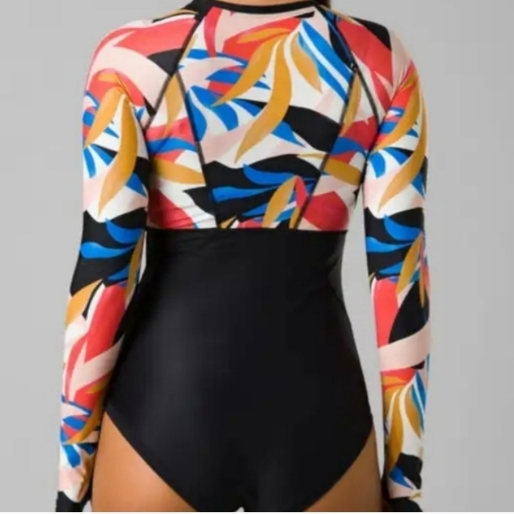 PRANA McKayla Long Sleeve One Piece Swimsuit S NWT - Picture 2 of 7